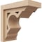 Ekena Millwork 5"W x 10"D x 10"H Classic Sheridan Rough Cedar Woodgrain TimberThane Corbel, Primed Tan CORUR05X10X10SHERCPR - alternate 1